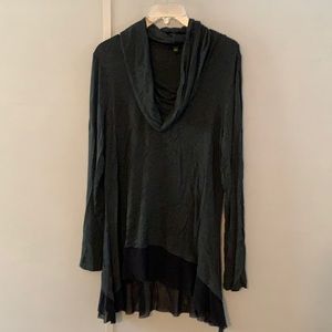 Long Dark Gray Shirt